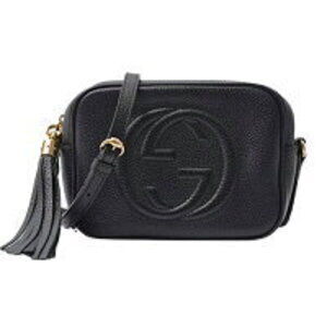 Gucci Soho Interlocking Disco Bag GG Logo Leather